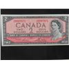 Image 2 : (2) 1954 Canada $2.00 Paper Bills Consecutive 