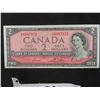 Image 3 : (2) 1954 Canada $2.00 Paper Bills Consecutive 
