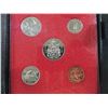 Image 3 : 1971 Canada Uncirculated Coin Set in Leather Case 