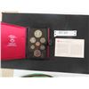 Image 1 : 1977 Canada Uncirculated Double Stack Coin Set in Leather 