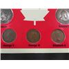 Image 5 : Canada Sovereign Penny Collection , 5 Coins on 