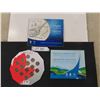 Image 1 : 3 Different 2010 Vancouver Olympic Carded Coin Sets -