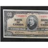 Image 2 : Bank of Canada $100 Cent  Dollar Paper Bill - Very