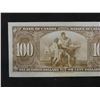 Image 6 : Bank of Canada $100 Cent  Dollar Paper Bill - Very