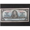 Image 3 : (2) 1937 Canada $5.00 Paper Bills with Consecutive