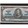 Image 6 : (2) 1937 Canada $5.00 Paper Bills with Consecutive