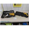 Image 1 : DeWalt 3/8" Electric Drill + 10 Amp Reciprocating Saw - Electric - Both in Cases + 