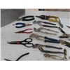 Image 5 : Various Pliers, Crescent Wrenches, Channel Locks, Vice Grips, Snips with Plastic Tool Box