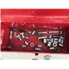 Image 2 : Tool Box with 1/4" + 3/8" Sockets, Ratchets, Wrenches, Crescent Wrenches