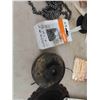 Image 8 : Chainsaw Chain, Chain Oil, Weed Eater String, Safety Helmet, 2 Chainsaw Manuals,