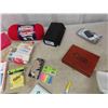 Image 7 : Office Supplies ; Desk Organizer, Staples, Pens, Label Maker, Sticky Notes, CDs, Yarn,