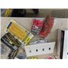 Image 7 : Quantity of Electrical Supplies ; Timer, Power Bar, Plugs, Switches, Cover Plates, Box 