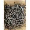 Image 2 : Box of 6" Nails, 2 3/8" x .113 Strip Nails, Brad Nails, Staple Gun Staples, 8 x 2.5" 