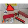 Image 7 : Grote Safety Flare Kits, Slow Moving Vehicle Triangle, Emergency Beacon, plus more