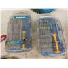 Image 3 : 2 Screwdrivers + Bit Kits, Parts Tote with Stuff, Allen Keys, Assorted Bits, Gold Bag 