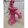Image 6 : McDougall Co. Hand Water Pump - Vintage Farm Cast Iron, Painted Pink - 