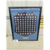 Image 1 : 22" x 28" Framed Labatt's Stanley Cup Beer Cap Display