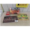 Image 1 : 4 Brand New Sealed Games ; SNL Trivia, Rolling Stone Rock Game, Texas Holdem', 