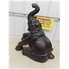 Image 5 : Very Cool 27" Leather Elephant Statue