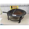 Image 1 : 32" Wide Metal Fire Pit with Screen