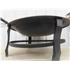 Image 3 : 32" Wide Metal Fire Pit with Screen