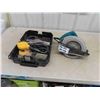 Image 1 : DeWalt Orbital Sander with Case + Makita Circular Saw