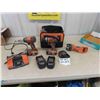 Image 1 : Ridgid 18V Tools with Charger + 3 Batteries ; Drills, Flashlight + Carry Case 