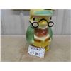 Image 1 : Vintage Hootie Bird with Cap Cookie Jar 12" Tall 