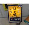 Image 1 : Pepsi Light Up Clock 14" x 18"