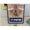 Image 4 : Pepsi Light Up Clock 14" x 18"