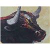 Image 5 : Bull Fighting Painting + 2 Chalkware Items 28" Long with some damage