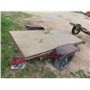 Image 2 : BH 4'x8' Flat Deck Trailer with Stake Pockets - Single Axle Tires ; 205/ 75 R 14