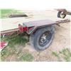Image 3 : BH 4'x8' Flat Deck Trailer with Stake Pockets - Single Axle Tires ; 205/ 75 R 14