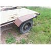 Image 5 : BH 4'x8' Flat Deck Trailer with Stake Pockets - Single Axle Tires ; 205/ 75 R 14