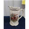 Image 2 : Victorian Staffordshire ' Returning Home' Figurine, Shaving Mug, Pitcher