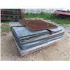 Image 2 : Approximately 150 Vintage 18" x 23" Ceiling Tiles + 30" x 31" Steel Grate 