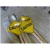 Image 4 : 3 Caution Signs, 2 Tree Covers