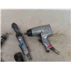 Image 2 : 5 Air Tools; 1/2'' Impact, (2) 3/8'' Ratchet, Drill, Impact Chisel