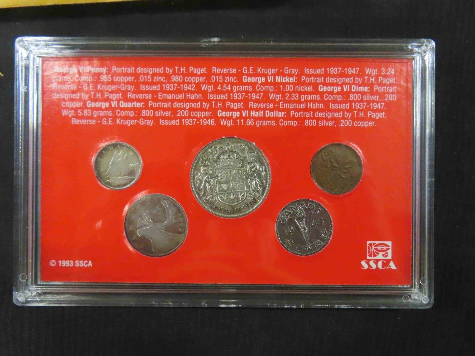 Canada World War 2 Coin Set 1 Cent 5 Cent 10 Cent McSherry Auction canada-world-war-2-coin-set-1-cent-5-cent-10-cent-mcsherry-auction