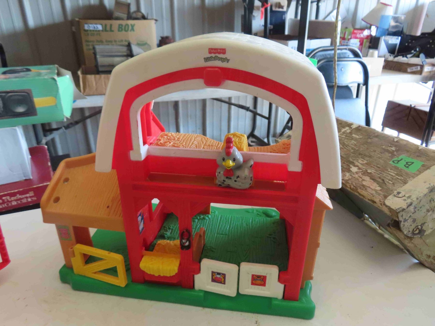 Fisher Price Big Little People Barn, Silo, Small Barn, Lunch Pail ...