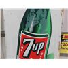 Image 4 : 1968 7Up First Again Thirst Tin Bottle Sign Made in Canada - Embossed 18" x 54" 