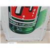 Image 5 : 1968 7Up First Again Thirst Tin Bottle Sign Made in Canada - Embossed 18" x 54" 