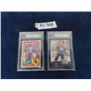 Image 1 : (2) Wayne Gretzky Graded Cards ; 9 + 6.5
