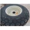 Image 2 : Pair of Tractor/ Combine Tires with 8 Bolt Rims - Firestone 18.4 -26
