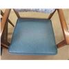 Image 6 : Set of 5 Vintage Mid Century Modern Wooden Arm Chairs with Vinyl Seat + 