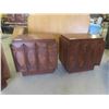 Image 4 : 4pcs 1970's Mid Century Modern Solid Bedroom Set ; Long Dresser 20" x 31" x 80" ,