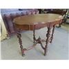 Image 3 : Solid Wood Table/ Stand with Ornate Legs 22" x 30" x 36" 
