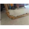 Image 3 : Very Large + Ornate Gold Painted Frame Wall Mirror 46" x 53" 
