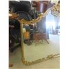 Image 4 : Very Large + Ornate Gold Painted Frame Wall Mirror 46" x 53" 