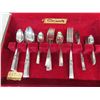 Image 2 : 50 pcs Community Flatware in Wooden Chest - Anti- Tarnish